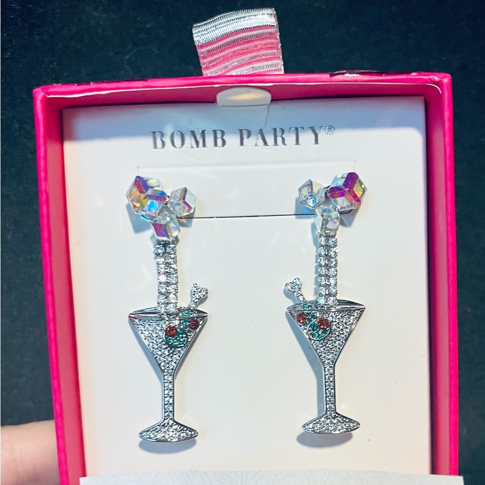 Martini Glass Earrings BP